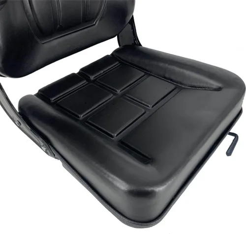 Miniatura 7 de Asiento de suspensión universal para tractor, asiento de carretilla elevadora ajustable de 6/5.906 in con pista deslizante, reposabrazos