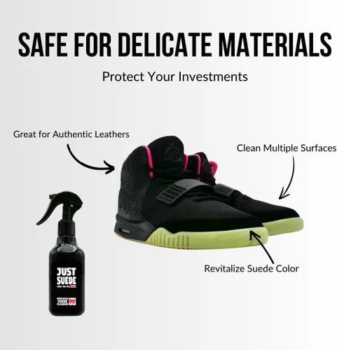 Miniatura 4 de NuLife Kicks Limpiador y acondicionador de zapatos para gamuza, nobuck, cuero. Restaura fácilmente la suciedad, la mugre y las manchas. Para