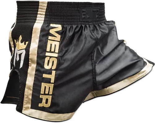 Miniatura 2 de Meister Pantalones cortos ELITE Muay Thai - Cintura totalmente elástica con malla