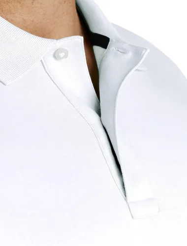 Miniatura 4 de Nautica Polo de algodón suave liso de manga corta para hombre