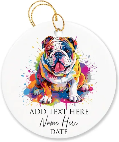 Miniatura 14 de Adorno personalizado de Chow Chow Chow de Navidad 2025, regalo de adorno de árbol de Navidad para amantes de los perros, adorno único de Navidad