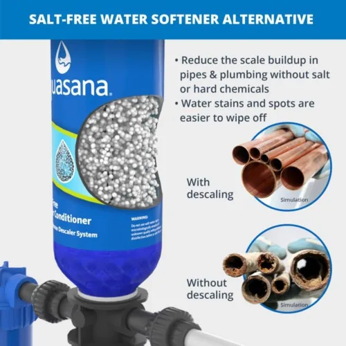 Miniatura 3 de Aquasana Sistema de Filtro de Agua para Toda la Casa 1,000,000 Galones Alternativa de Suavizante Sin Sal UV, Carbón y KDF Combate hasta