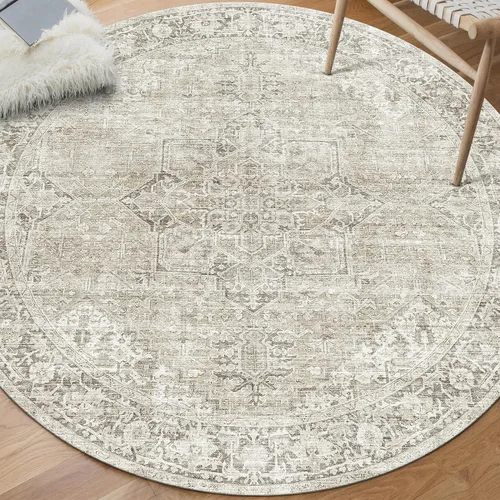 Miniatura 52 de ReaLife Rugs Alfombra pasillo lavable a máquina - Sala de estar, dormitorio, baño, cocina, entrada, oficina - Acolchada de pelo bajo, resistente a