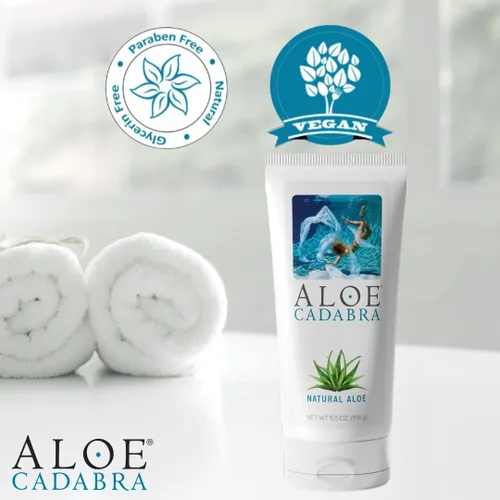 Miniatura 5 de Aloe Cadabra Lubricante Personal Natural a Base de Agua y Humectante Vaginal, Lubricante de Aloe Orgánico para Hombres, Mujeres y Parejas, Sin