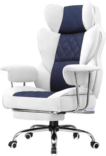 Miniatura 14 de GTPLAYER Silla para videojuegos, silla de oficina con soporte lumbar de resorte de bolsillo, ergonómica y cómoda, silla de escritorio de oficina