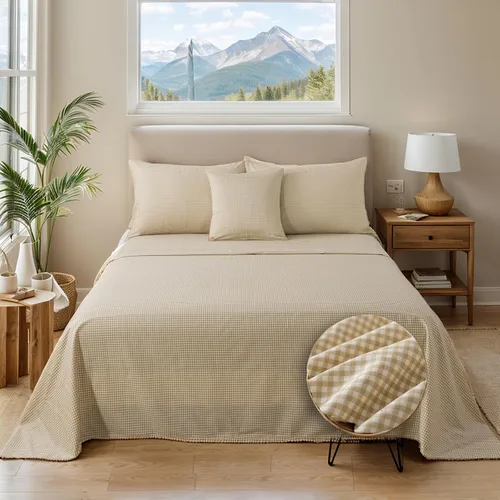 Miniatura 40 de FADFAY Juego de sábanas de cama tamaño King 100% algodón, color verde salvia, patrón floral de rosas rojas de campo francés, ropa de cama de lujo