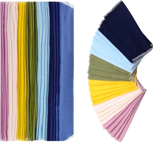 Miniatura 8 de Toallas de papel reutilizables lavables – Toallas de papel sin papel con rollo de cartón, paquete de 25 toallas de cocina de tela, superabsorbentes
