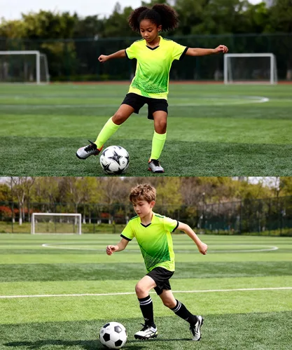 Miniatura 6 de Camiseta de fútbol para niños, camiseta y pantalones cortos de entrenamiento para equipo deportivo