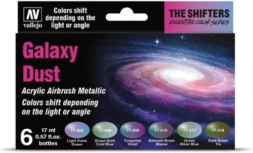 Miniatura 3 de Vallejo - The Shifters Space Dust Set de 6 colores acrílicos metálicos para aerógrafo Ideal para pintar figuras de fantasía y juegos de guerra