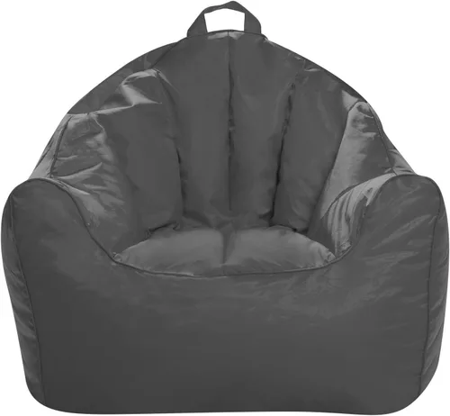 Miniatura 13 de Posh Beanbags - Sillón puff grande, 38 pulgadas, color azul rey sólido Nylon suave - Azul real
