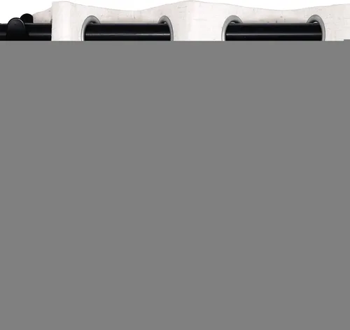 Miniatura 63 de Fcosie Cortinas opacas de lino 100 % opacas de 50 pulgadas de ancho x 63 pulgadas de largo, paneles de cortina con ojales para sala de estar
