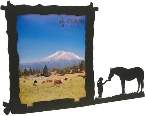 Miniatura 40 de Innovative Fabricators, Inc. American Steel Farm & Ranch - Marco de fotos, tractor de tracción en las cuatro ruedas, paisaje de 5 x 7, fabricado