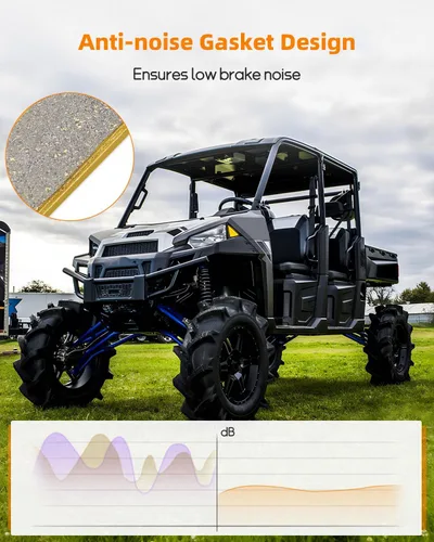 Miniatura 4 de Kit de pastillas de freno de estacionamiento con muelles para Polaris Ranger 500 XP Crew XP 700 800 900 MVRS 800, repuesto 2202413 1910514