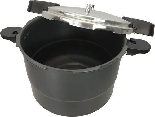 Miniatura 2 de Olla a presión de granito., Negro