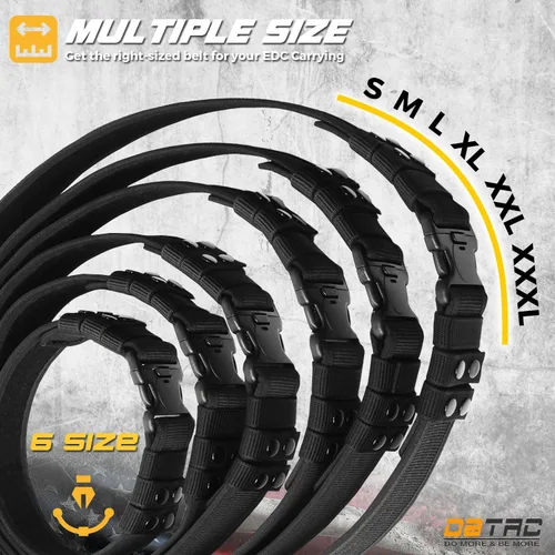 Miniatura 6 de DBTAC Cinturón de Servicio de Nylon de 2" con 4 Sujetadores Cinturones Utilitarios Tácticos de Policía Seguridad para Aplicación de la Ley Patrulla