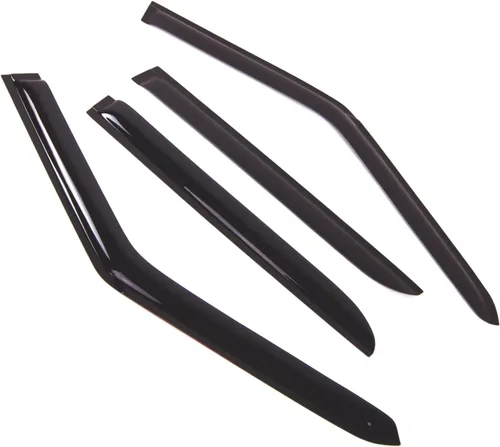 Visor de ventana compatible con Land Range Rover Sport 2006-2013, DGWV2-521, deflector de montaje exterior, protector de lluvia, humo oscuro, juego