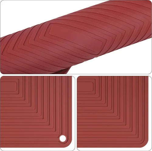 Miniatura 4 de Salvamanteles de silicona para platos calientes, salvamanteles para cocina, salvamanteles para ollas y sartenes, soportes de silicona para macetas