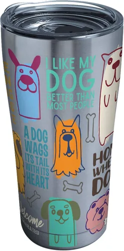 Miniatura 12 de Tervis Vaso térmico de doble pared con aislamiento de Dog Sayings hecho en Estados Unidos mantiene las bebidas frías y calientes, 16 onzas, clásico
