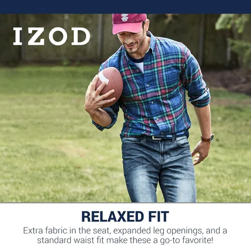 Miniatura 3 de IZOD Pantalones de mezclilla Comfort Stretch para hombre