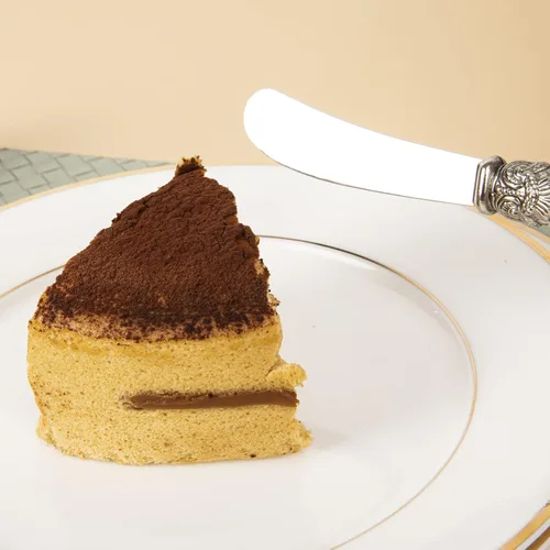 Miniatura 6 de Juego de cuchillos de queso de 4 piezas con caja de regalo, cuchillo de acero inoxidable con mango de perla, adecuado para fiestas y festivales