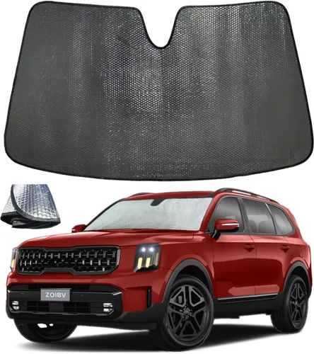 Miniatura 38 de Parasol para parabrisas para BMW X3 2018-2024, 5 capas de burbujas, plegable, grueso, accesorios de protección para visera frontal, bloquea el calor