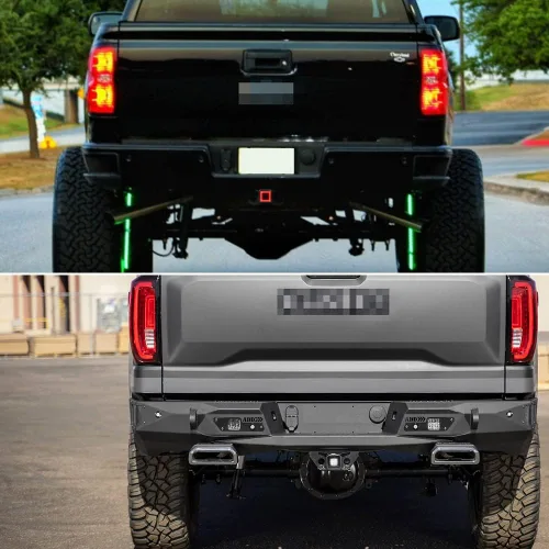 Miniatura 6 de Lente Ahumada 3 en 1 Universal LED de Remolque Receptor de 2" Compatible con Camión SUV RV Remolque Parachoques Trasero Lámpara de Conducción Freno