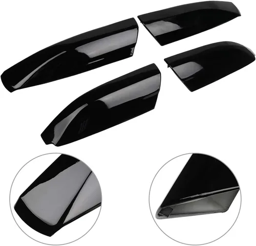 Miniatura 5 de ECCPP Cubiertas de extremo de rieles laterales de techo negras de repuesto para Toyota Highlander 2.7L 2009-2013 para Toyota Highlander 3.3L