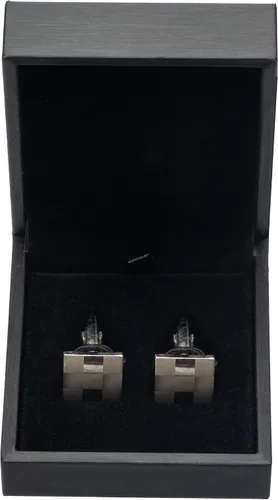 Miniatura 4 de Caja de gemelos pequeña de piel sintética (3 unidades), color negro