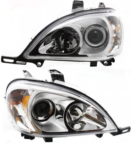 Miniatura 6 de KarParts360: Para Mercedes-Benz ML350 faro Asamblea 2003 2004 2005 lado del conductor w/bombillas para MB2502114