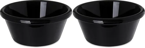 Carlisle FoodService Products 4312603 Ramequín San Smooth 6 O, 1.8 pulgadas de alto, 3.9 pulgadas de ancho, 3.9 pulgadas de largo, San, negro