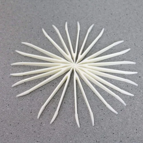 Miniatura 2 de MosBug 12Pcs 3.150 in Pinzas de lentes de contacto maquillaje herramienta (blanco)