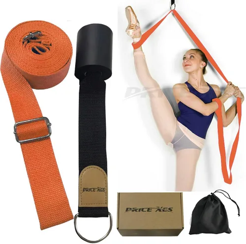 Miniatura 6 de Estirador de piernas, flexibilidad de puerta y correa para estirar las piernas, ideal para ballet, baile de animadoras, gimnasia o cualquier