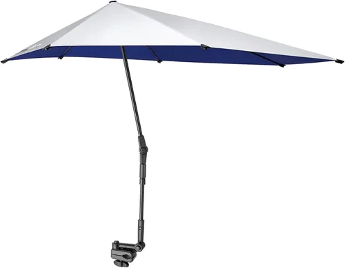 Miniatura 11 de G4Free Sombrilla ajustable UPF 50+ XL con abrazadera universal, protección UV, sombrilla para silla de playa, cochecito, silla de ruedas, carrito