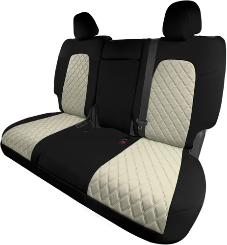 Miniatura 25 de FH Group Fundas de asiento de automóvil de ajuste personalizado hechas específicamente para Tesla Model Y Ultraflex 2020-2025, fundas de asiento