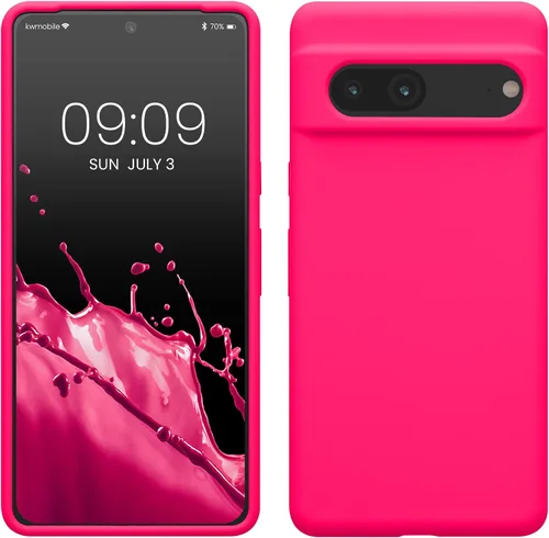 Miniatura 64 de kwmobile Funda compatible con Google Pixel 7 - Funda de silicona TPU con acabado suave - Piedra antigua
