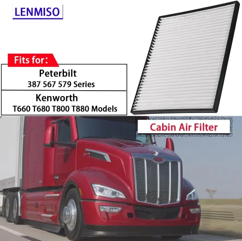 Miniatura 4 de Filtro de cabina compatible con Kenworth T660 T680 T800 T880 Peterbilt 387 567 579 Reemplazar F37-1018 PA30269 S-9034 (paquete de 2)