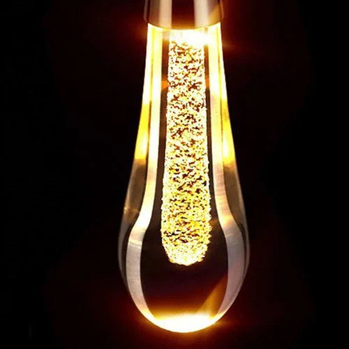 Miniatura 6 de Lámpara de pared para cabecera de dormitorio, moderno aplique de pared LED de cristal de 5 W con kit de metal plateado, lámpara de ambiente