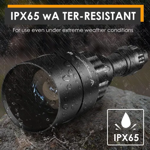 Miniatura 6 de 1605 linterna iluminadora IR de 940 nm para visión nocturna, linterna infrarroja con zoom, iluminador con control remoto de doble presión, cargador