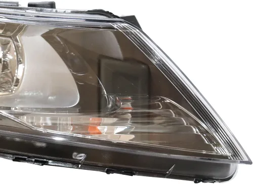 Miniatura 3 de Para Kia Optima 2011 2012 2013 Conjunto de faros halógenos para lado del conductor y lado del pasajero, carcasa negra, lente transparente (R)