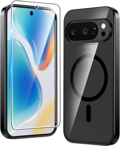 Miniatura 440 de FNTCASE Funda para iPhone 13 Pro-Max: Fundas magnéticas transparentes compatibles con Magsafe Slim anti amarillamiento protección contra caídas