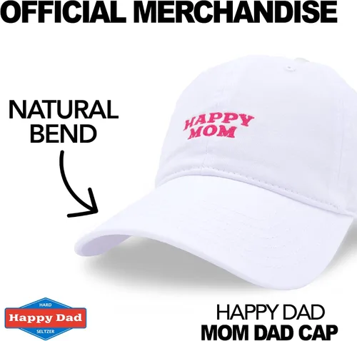 Miniatura 12 de Sombrero de camionero de Happy Dady, sombreros de moda para hombre con parte trasera de malla transpirable, cierre a presión, regalos de cumpleaños