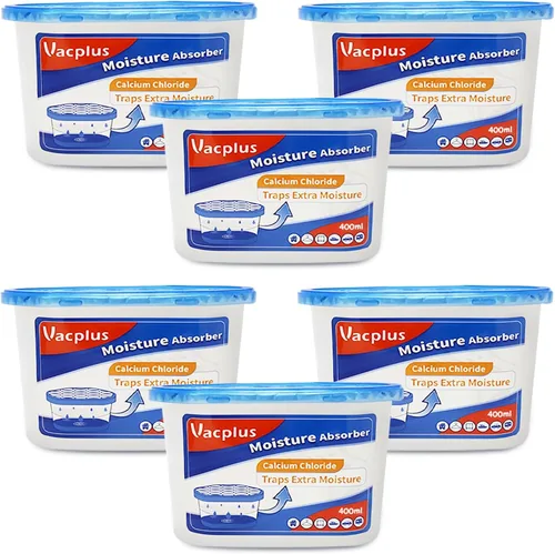 Miniatura 4 de Vacplus Absorbentes de humedad - Deshumidificadores para armario, cajas eficientes absorbentes de humedad que recogen el exceso de humedad