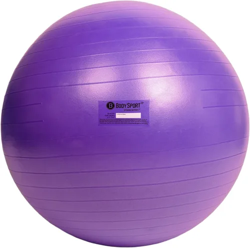 Miniatura 10 de Body Sport - Pelota de ejercicios para deportes con bomba para hogar, gimnasio, equilibrio, estabilidad, Pilates, fuerza de núcleo, estiramiento
