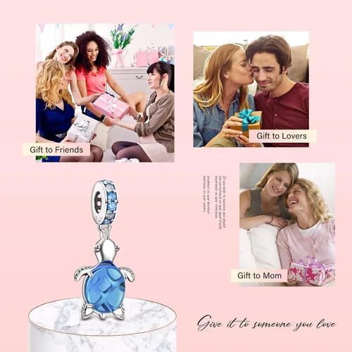 Miniatura 16 de Amufer S925 Charms for Women, compatible with Pandora Bracelets and Necklaces, Jewelry Gift