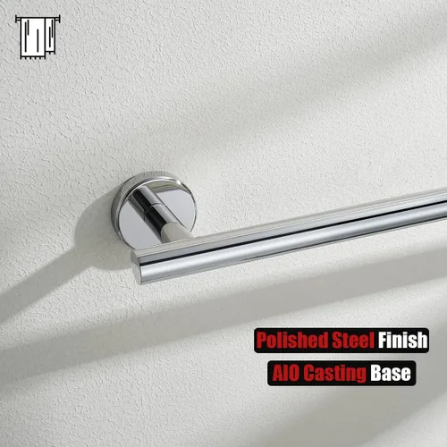 Miniatura 8 de JQK Toallero cromado, 27 pulgadas, acero inoxidable 304 engrosado 0.8mm, toallero para baño, soporte para toallas con acabado pulido montaje