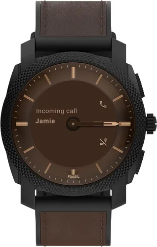 Miniatura 12 de Fossil Machine Gen 6 Reloj inteligente híbrido con Alexa integrado frecuencia cardíaca seguimiento de actividad oxígeno en sangre y notificaciones