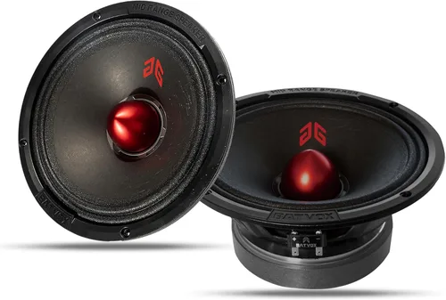 Miniatura 13 de MX80P1 Altavoz de Rango Medio de 8 Pulgadas 480 Vatios 4 Ohmios Tapa Antipolvo Naranja, Altavoces de Audio de Calidad Premium para Puerta