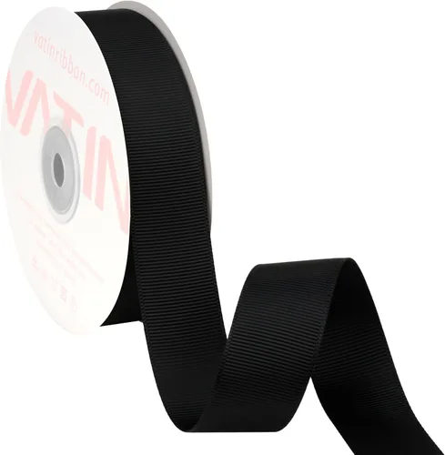 Miniatura 32 de Vatin - Rollo de cinta de grogrén, rollos de 25-50 yardas, perfecto para decoración de bodas, coronas, baby showers, envolturas de paquete de regalo