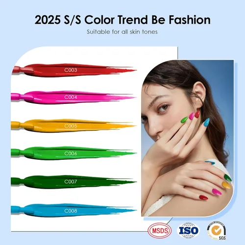 Miniatura 3 de Juego de esmaltes de uñas de gel de 6 colores, kit de uñas de gel no tóxico para luz UV/LED, larga duración y fácil de aplicar, uso en salón y hogar