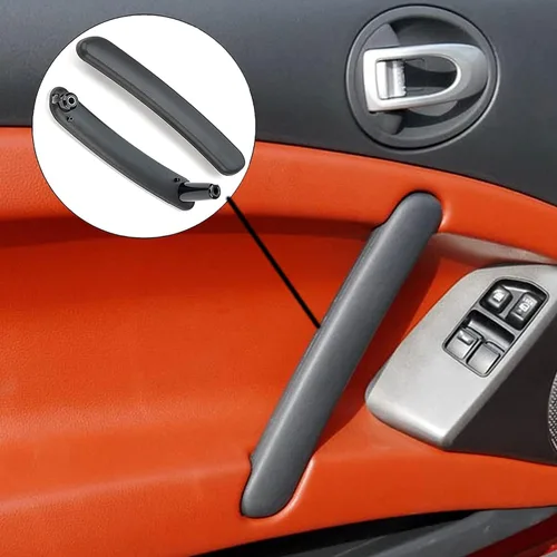 Miniatura 3 de par de manijas interiores para puerta para Mitsubishi Eclipse 2006 2007 2008 2009 2010 2011 2012, reemplaza 7221A069HA 7221A070HA, negro